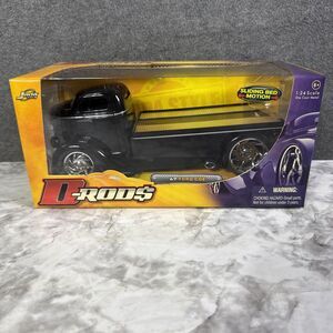 Jada D Rods 1:24 Scale Diecast Car 1947 Ford Coe Black Sliding Bed Truck